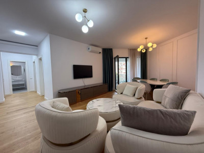 De inchiriat 2 camere 65 mp et 4 Herastrau Parkview 3 minute parc 