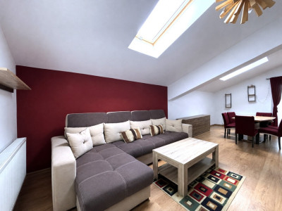PENTHOUSE MANSARDAT, TERASĂ VEDERE PANORAMICĂ, 122 MP, LOC PARCARE, SECTOR 4